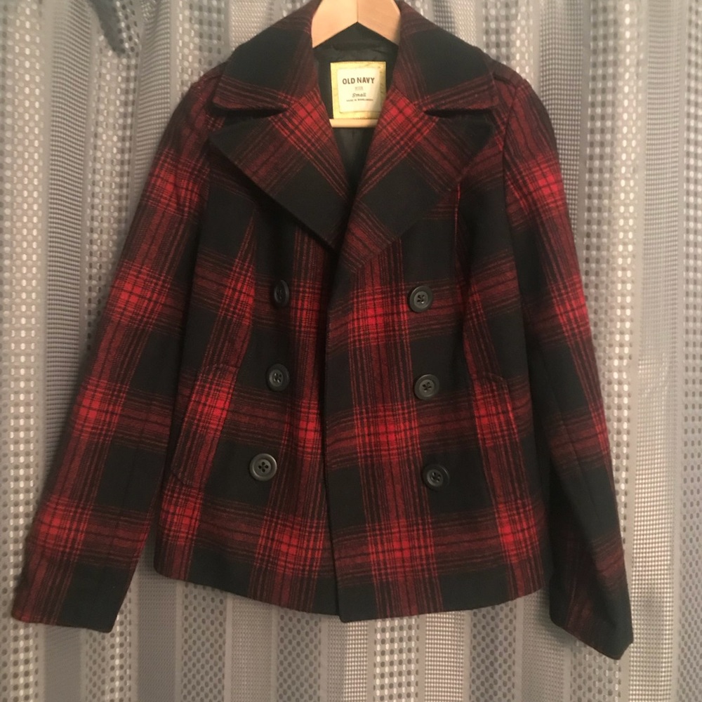 Old Navy Waist Coat Wool Blend LIKE NEW SMALL